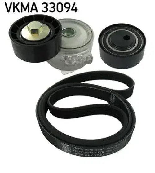 Original SKF Serpentine Belt Set VKMA 33094 For Citroën Fiat Lancia Peugeot - Image 4