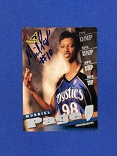 1998 Pinnacle WNBA Murriel Page #54 Washington Mystics signed auto AUTOGRAPH i