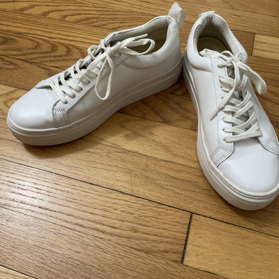 Zapatillas Vagabond Cuero Blanco Talla 8/38 Foto 2 de 4