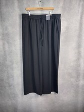 MARKS AND SPENCER TROUSERS SIZE 20 NEW W TAGS WIDE LEG HIGH RISE CASUAL PANTS