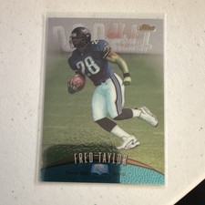 Topps 1998 Finest Rookie Fred Taylor #141 Jacksonville Jaguars Football