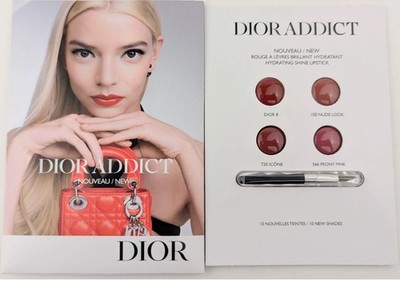 Dior ADDICT LE ROUGE BRILLANT THE SHINE liquid Lipstick 4 Shades& Brush!AUTHENTI
