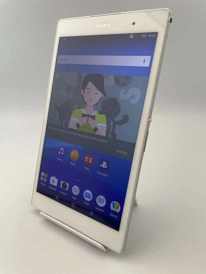 Sony Xperia Z3 Tablet Compact SGP611 White WiFi 16GB 8" 8.1MP Android Tablet - Image 4 of 4