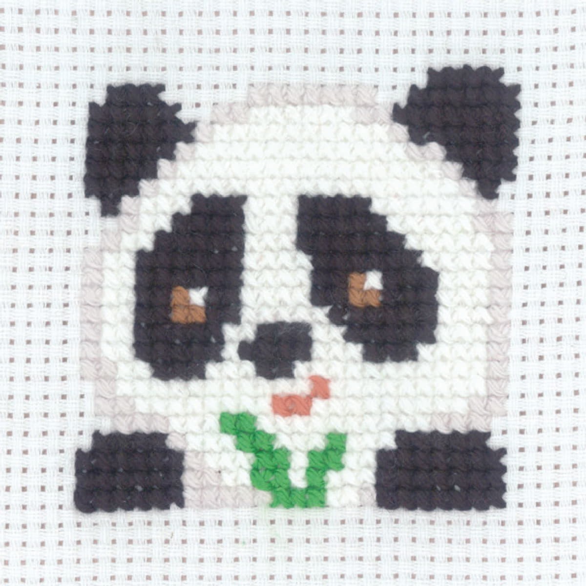 Permin counted cross stitch kit ""Panda"", 8x8cm