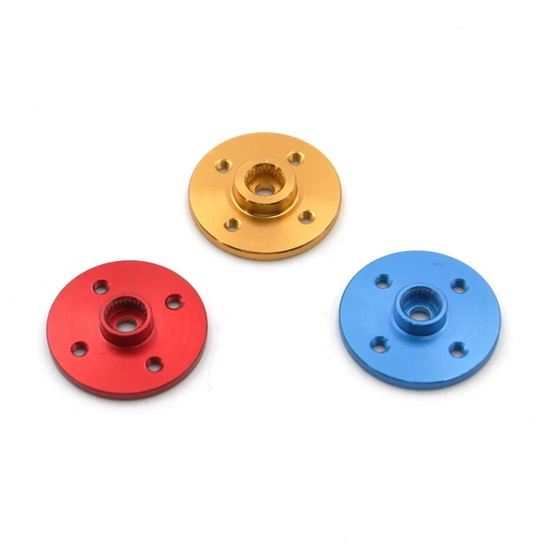 1Pc CNC Aluminum Round Servo Arm 23T/24T/25T for JR/Hitec/Futaba RC Parts - Image 2 of 4