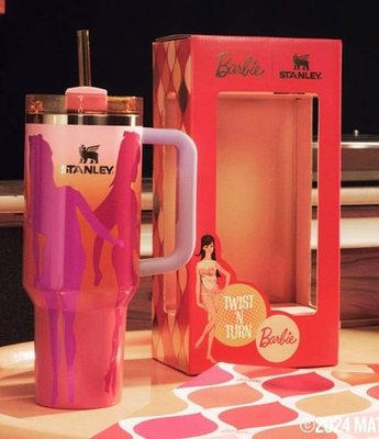#ad #ad Stanley X Barbie #x27;80s Dynamite Flowstate Quencher 40 oz Tumbler New $49.00