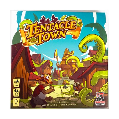 Monster Fight Club Board Game Tentacle Town (Kickstarter Ed) Box NM