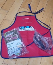 NEW Lowe's Birdhouse Kids Club Workshop Kit w/ Patch, Apron Goggles Feb 2026