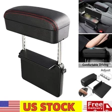 Car Console Armrest Box Arm Rest Extender Height Adjustable Elbow Pad Universal