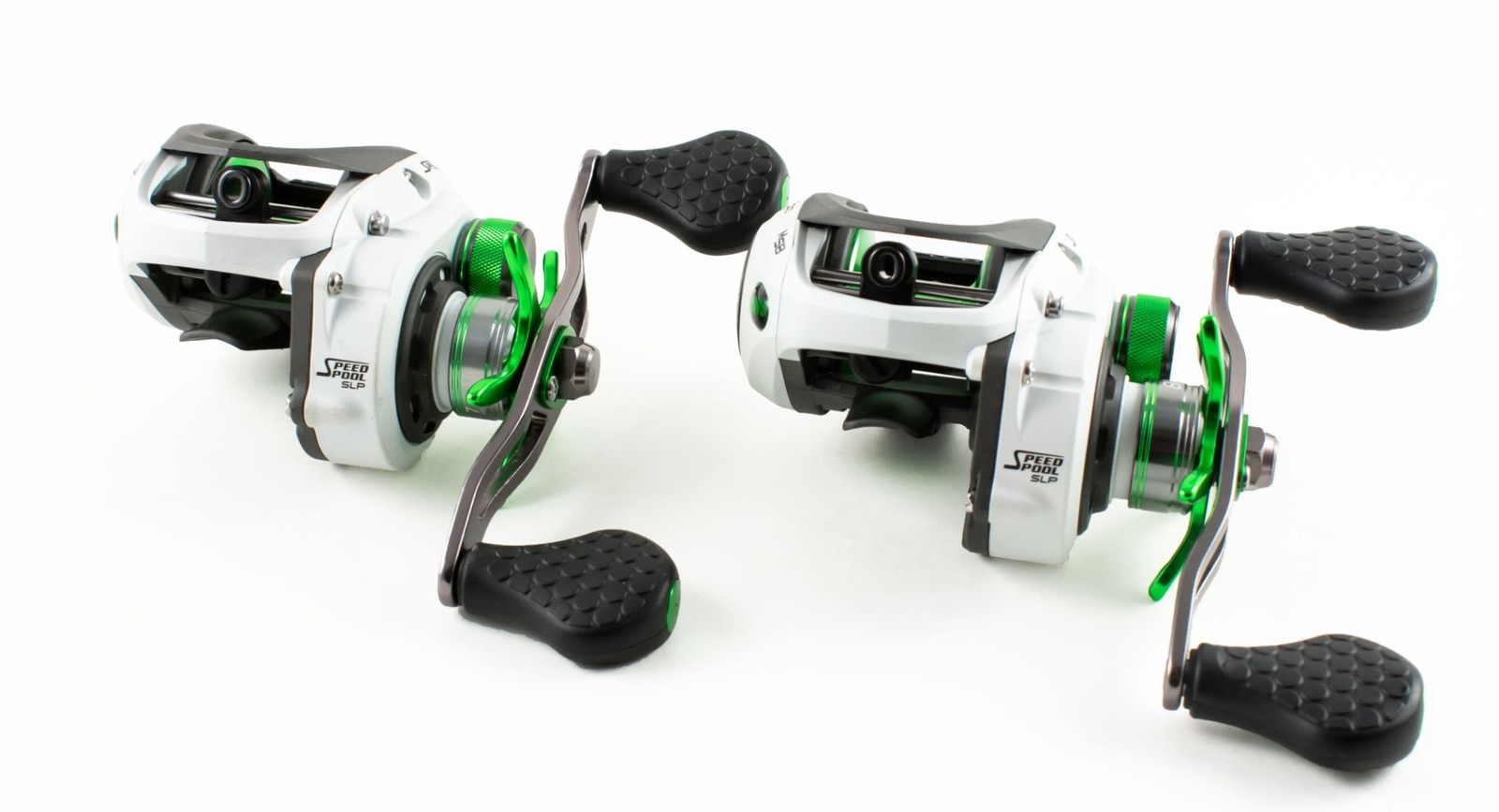 (Lot Of 2) Lew's Mach I Speed Spool Slp Mh1Shla 7.5:1 Lh Baitcast Reel No Box