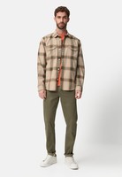camel active Herren Langarm Hemd Aus Reiner Baumwolle OlivgrüN, Menswear-Xxl