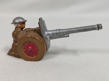 Barclay Manoil Toy Soldier Shooting B145 Cannon  Vintage 1930s