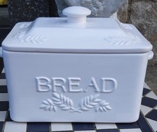 vintage Rayware Ceramic Bread Bin Kitchen Storage Retro