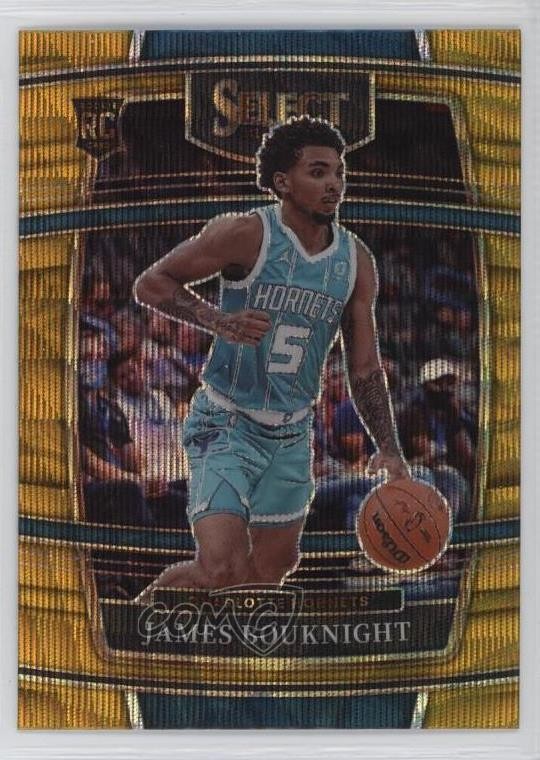 2021 Panini Select Concourse Gold Wave Prizm James Bouknight #37 Rookie RC fm0