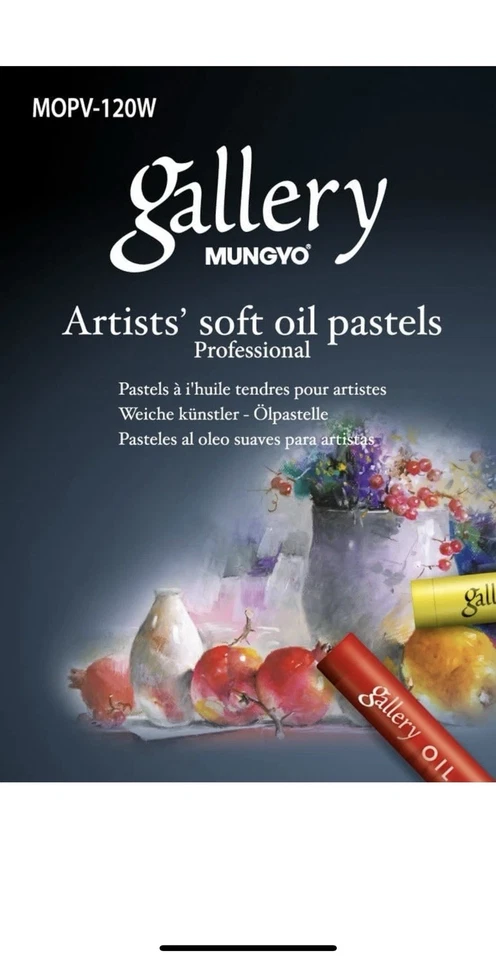 Mungyo MOPV-120 Soft Oil Pastels WOOD Box Set of 120 - Assorted Color brand new! - image 2 of 4