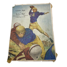 Vintage Camden High Dreher High School Football Program 1951 Pepsi Cola Game