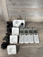 AT T EL52429 4 Phone Handset Cordless Caller ID Waiting W/Bases  Batteries
