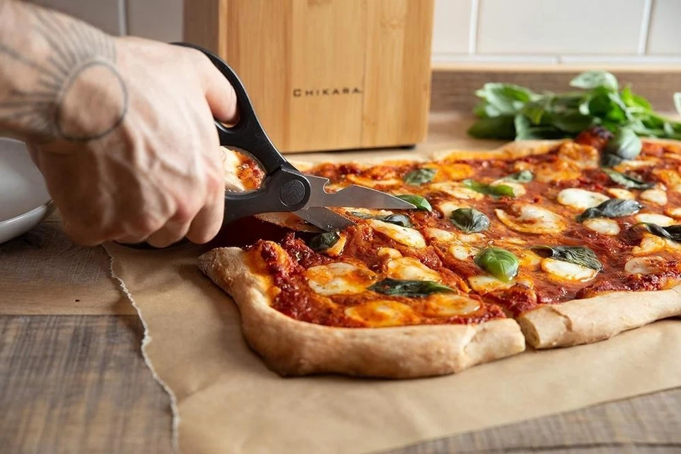 Juego de 8 bloques de cuchillos japoneses Ginsu Chikara Gourmet juego de cubiertos de cocina  Foto 2 de 4