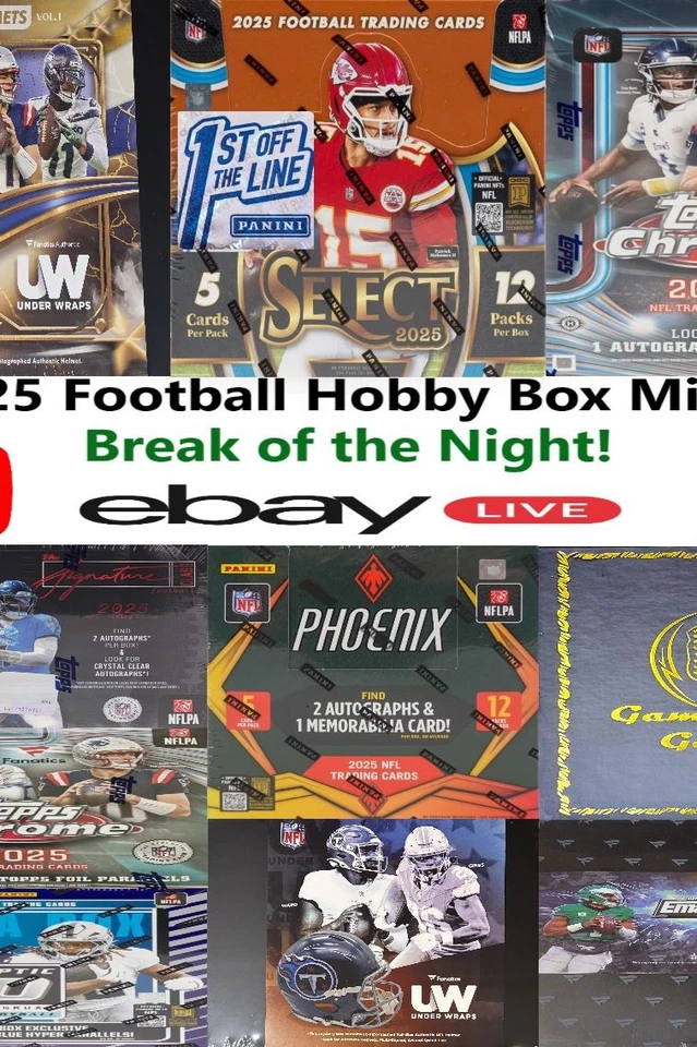 Break #608 FOTL Select Chrome 2025 Hobby Box Mixer x10