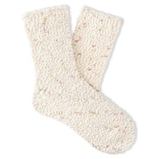 Women's Confetti Chenille Lounge Socks Beige