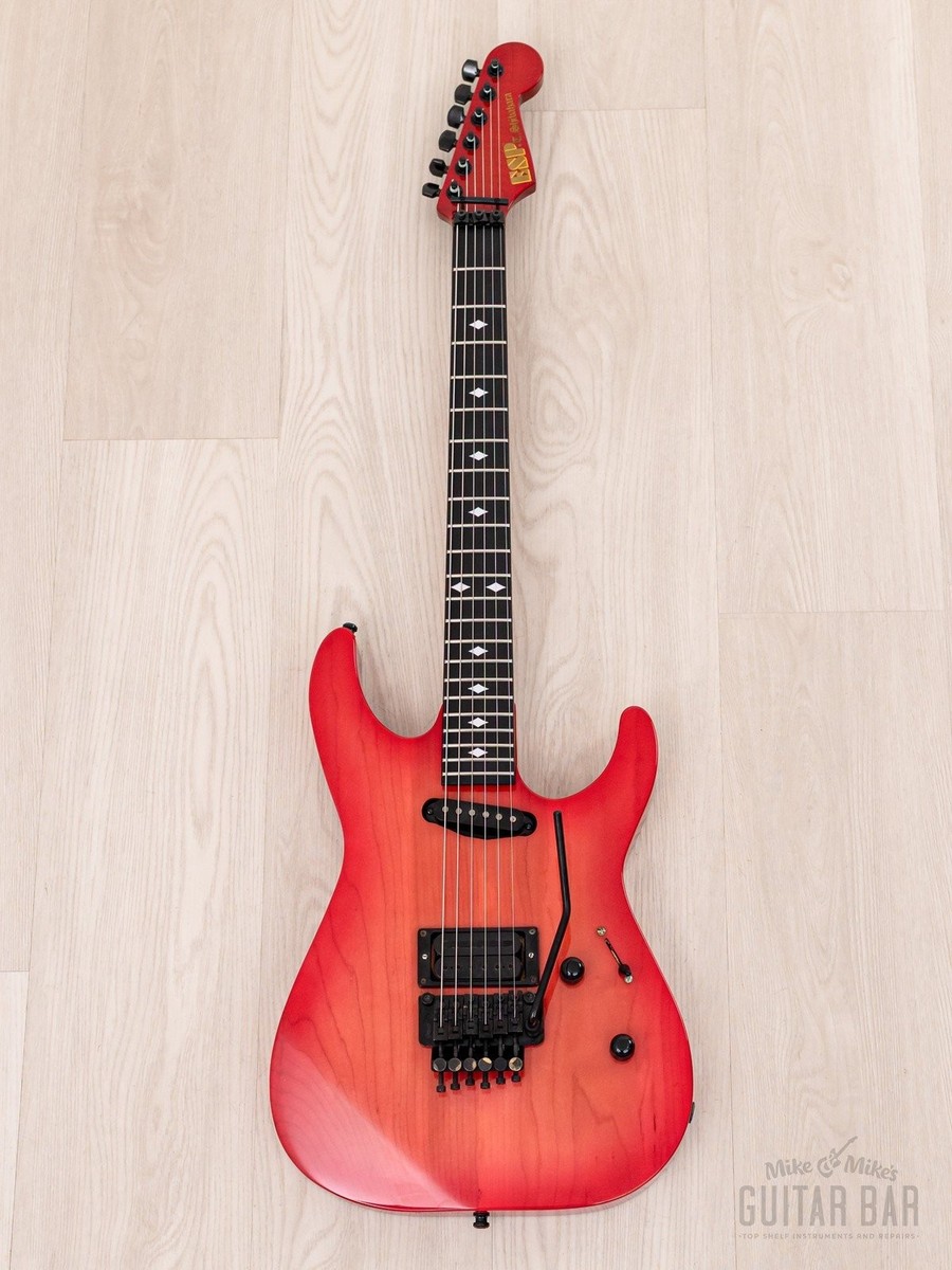 ESP customストラトタイプ 1980s ESP Custom Shop Vintage Superstrat “T. Shibahara” Pink