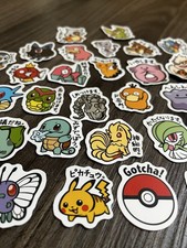 Pokemon Center Japan Exclusive 40pc Sticker Set 1.5 Die Cut Official Tokyo Lot
