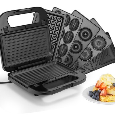 SUPERLEX 6-IN-1 Kontaktgrill Sandwich Maker Sandwichtoaster Antihaftbeschichtung