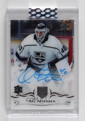 2018-19 Upper Deck Clear Cut Rookies Cal Petersen #CCR-CP Auto 01ks
