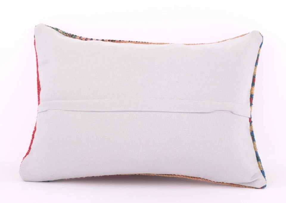 Indian Vintage Cushions Handmade Kilim Pillow Jute Cushion Cover Throw - Image 4 of 4