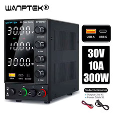 30V 10A Adjustable DC Power Supply Variable Switching Regulated LCD Bench Supply