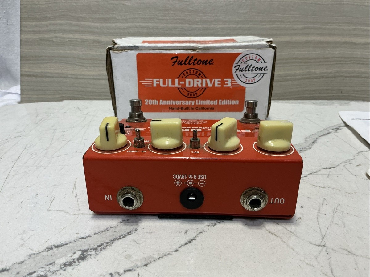 Fulltone Custom Shop 20th Anniversary Full-drive 3 Fd3 Fulldrive