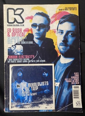 KMag Knowledge Magazine Ed Rush & Optical June 2003 Vol 2 Issue 39 w/ CD DnB 