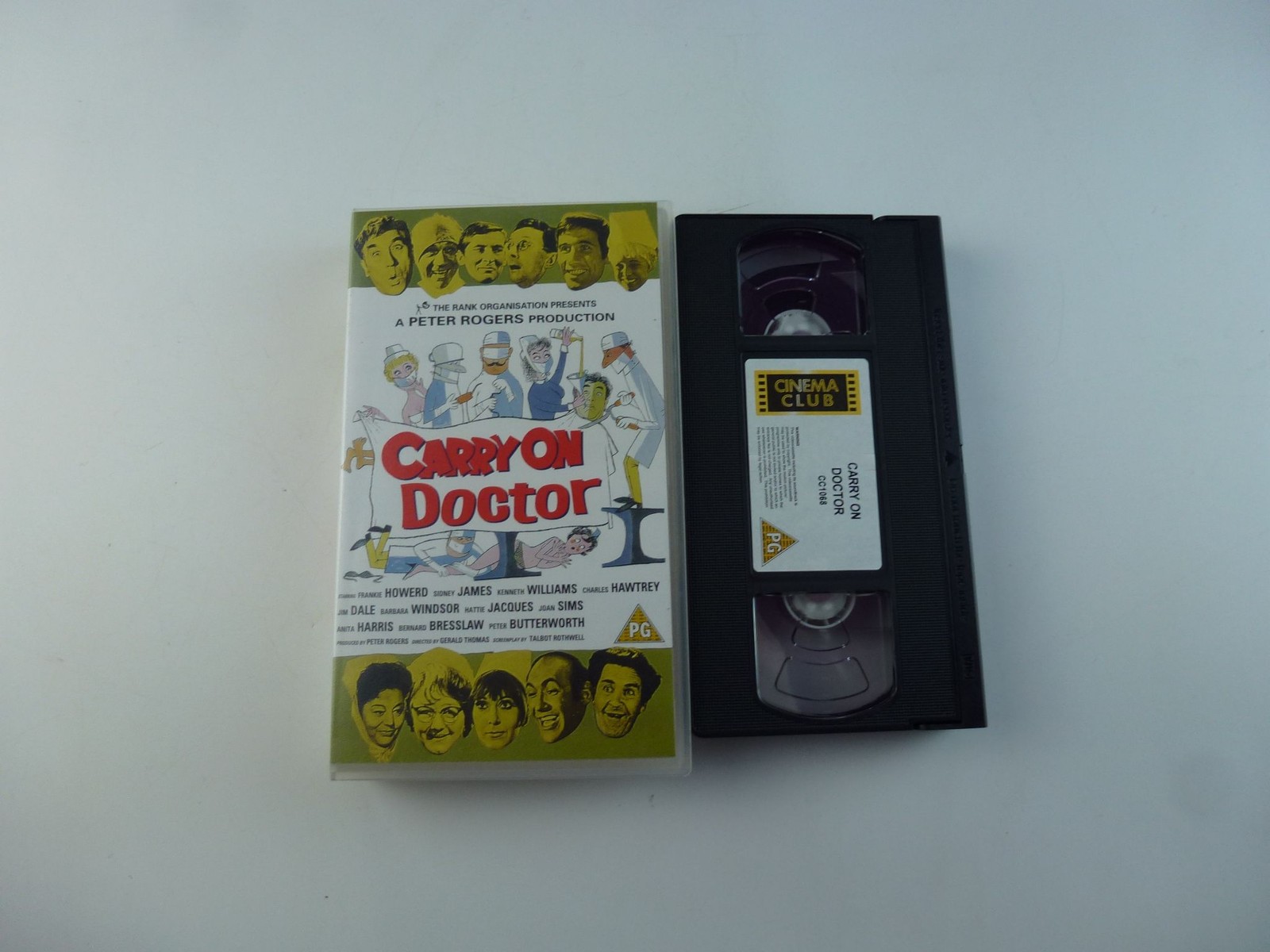 Carry On Doctor VHS Video Pal Cinema Club PG Classic British Comedy Film Tape