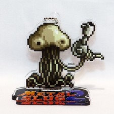 SNK Pixel Bead Acrílico Soporte Figura Llavero Mars People Metal Slug 2 Neo Geo