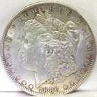 1886 P Morgan Silver Dollar