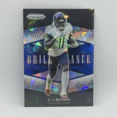 AJ Brown 2021 Panini Prizm Brilliance Blue Ice /99 B-17 NM