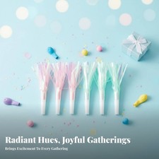 Luftschlangenpfeife Ausroll-Effekt Partytröte Ausrollbar für Karneval &