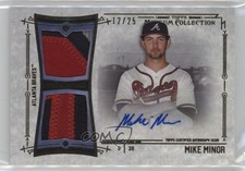 2015 Topps Museum Collection Gold /25 Mike Minor #SSD-MMR Auto u0u