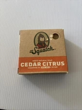 Dr. Squatch Cedar Citrus Soap - 5oz Bar  Zero Grit