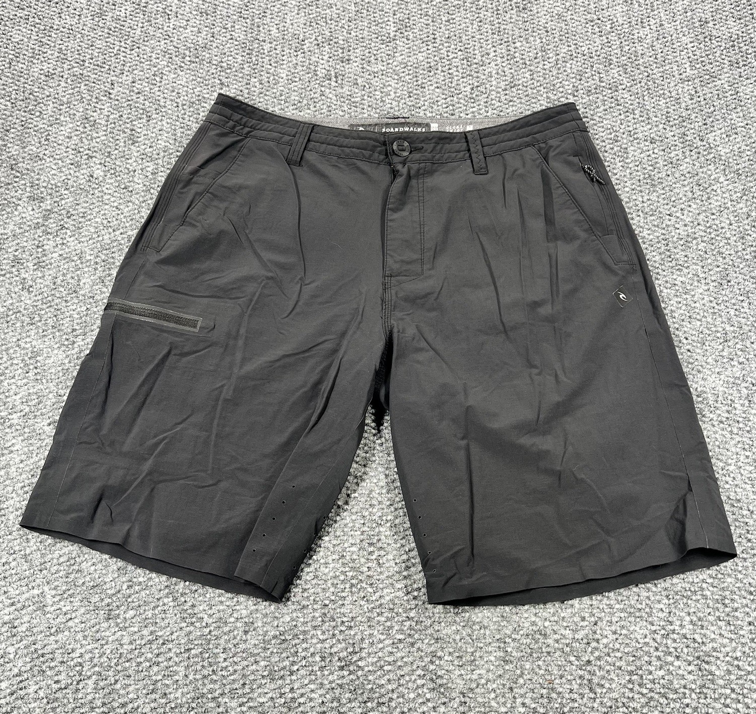 Ripcurl Boardwalk Board Shorts Men’s 32 Black Walkshort Hybrid Casual Surfer