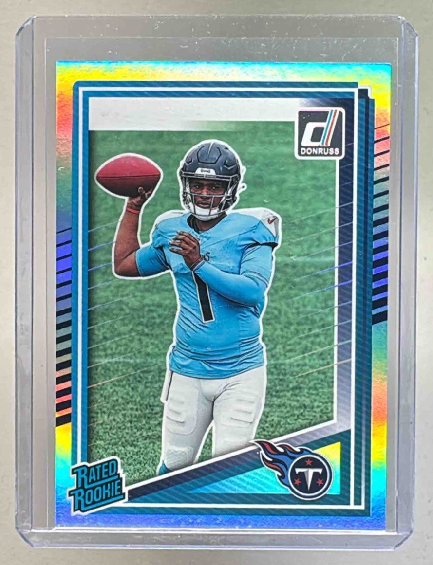 Cam Ward 2025 Panini Donruss #350 No Name Rated Rookie Rookie RC