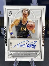 2023-24 Topps Royalty #CCA-RB Rick Barry Court Circular Autographs /25 SP