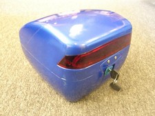 Rear Small Lockable Box for Bike in Blue Locking Case Rear Bicycle Panier Rack
