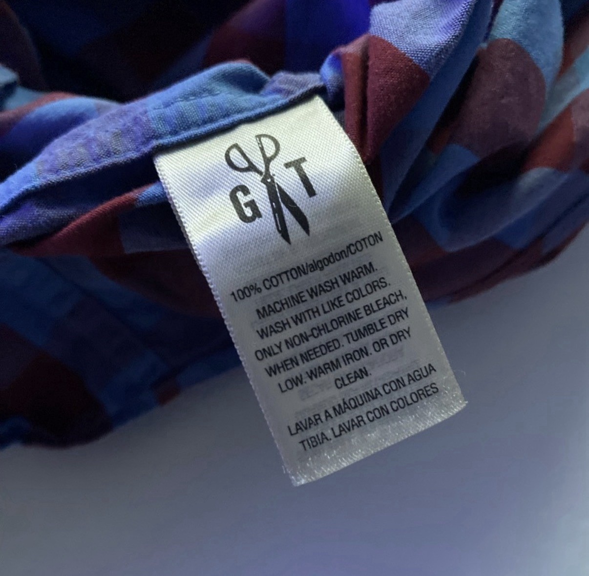 GoodThreads Button Down Shirt Red Blue Classic Gi… - image 6