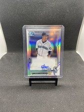 Juan Then 2021 Bowman Chrome Prospect Auto CPA-JTH Refractor /499 Mariners