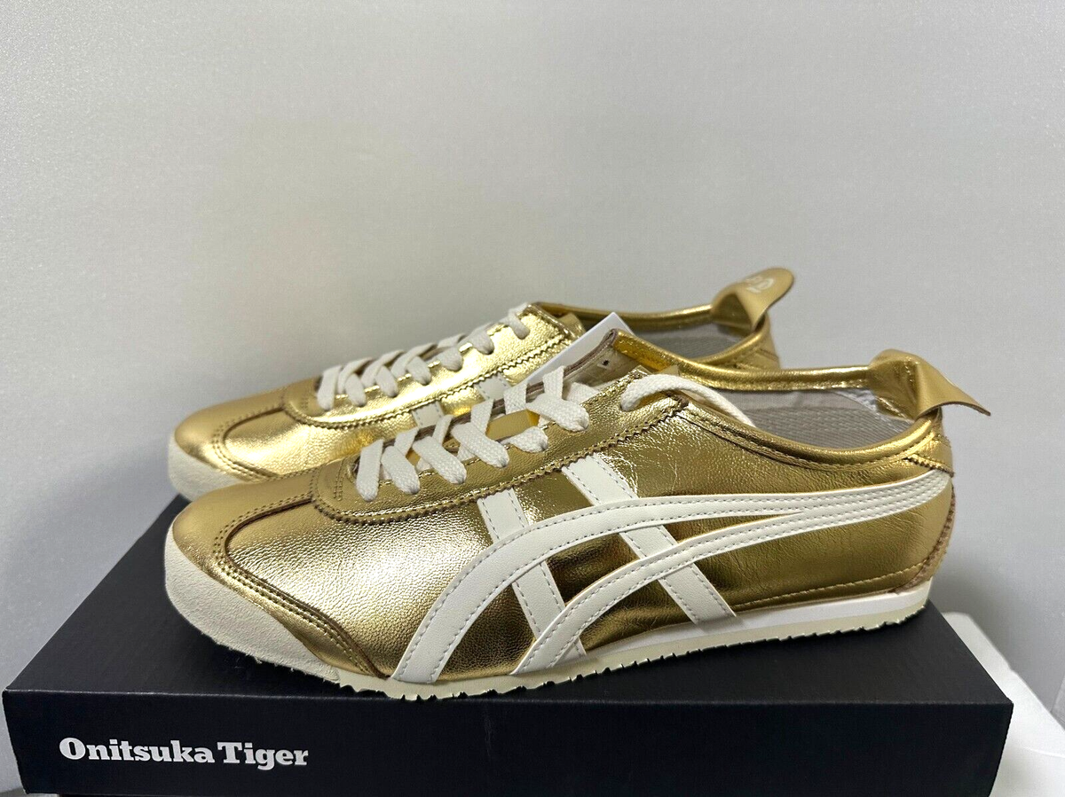 Onitsuka Tiger MEXICO 66 1183B566 201 GOLD WHITE Unisex Size | eBay