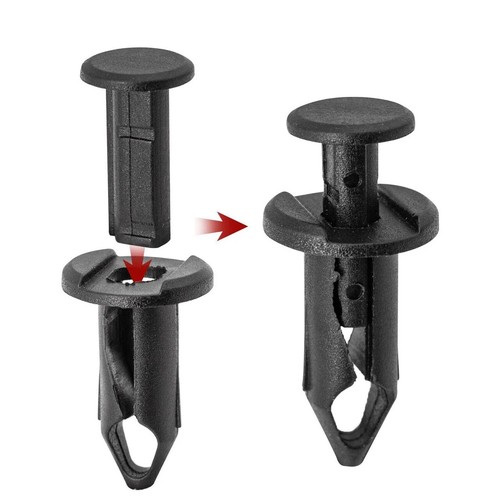 10pcs Car Body Bolt U-nut Clips M6 Engine Cover Bumper Liner Fastener Screws - Picture 15 of 16