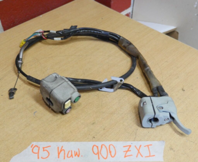 ⚡️⚡️⚡️ 95 KAWASAKI 900 ZXI START STOP TRIM SWITCH & THROTTLE CABLE LEVER