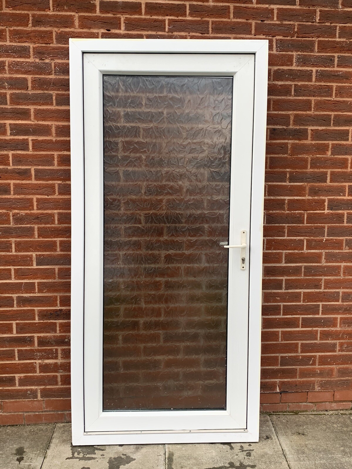 UPVC DOUBLE GLAZED BACK DOOR SIDE DOOR 96.5cm WIDE 204cm HIGH KEY Can