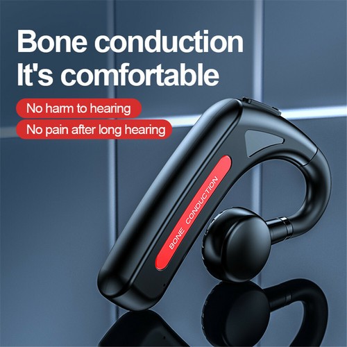 Auricolare Bluetooth a conduzione ossea auricolare camionista con microfono per Android iOS - Foto 2 di 16